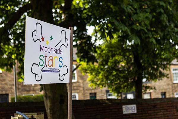 Moorside Stars Outside Play Areas